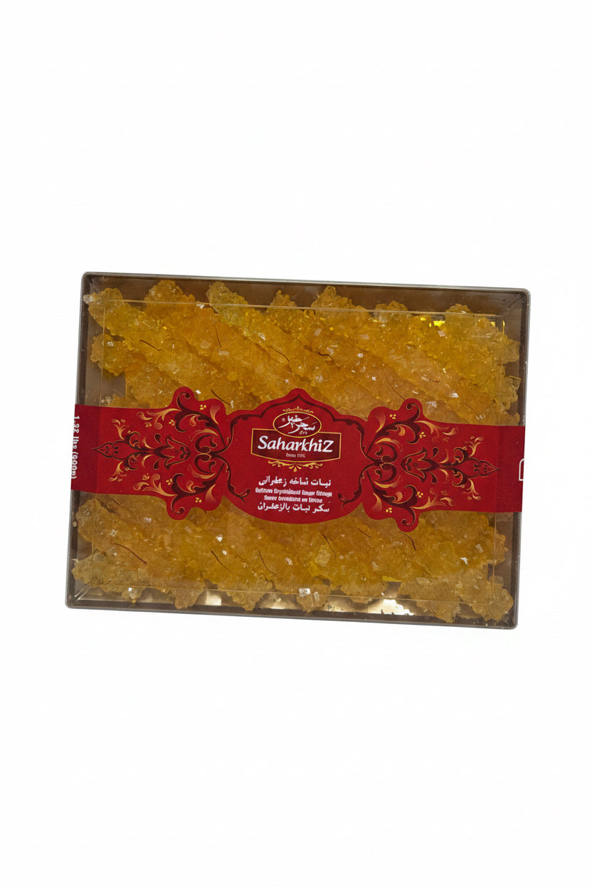 Saffron Crystallized Sugar String
