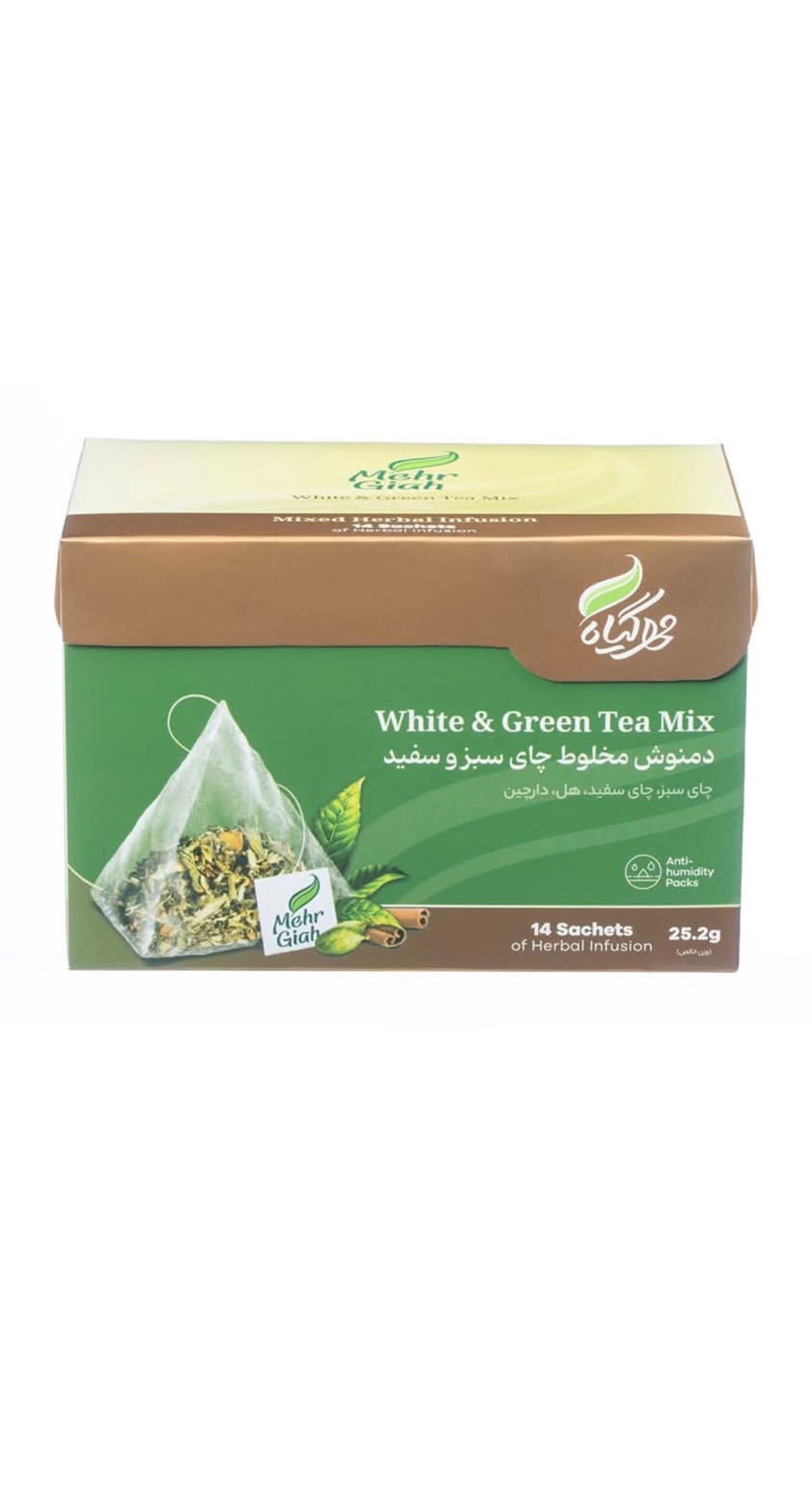 White & Green Tea Mix Mehr E Giah