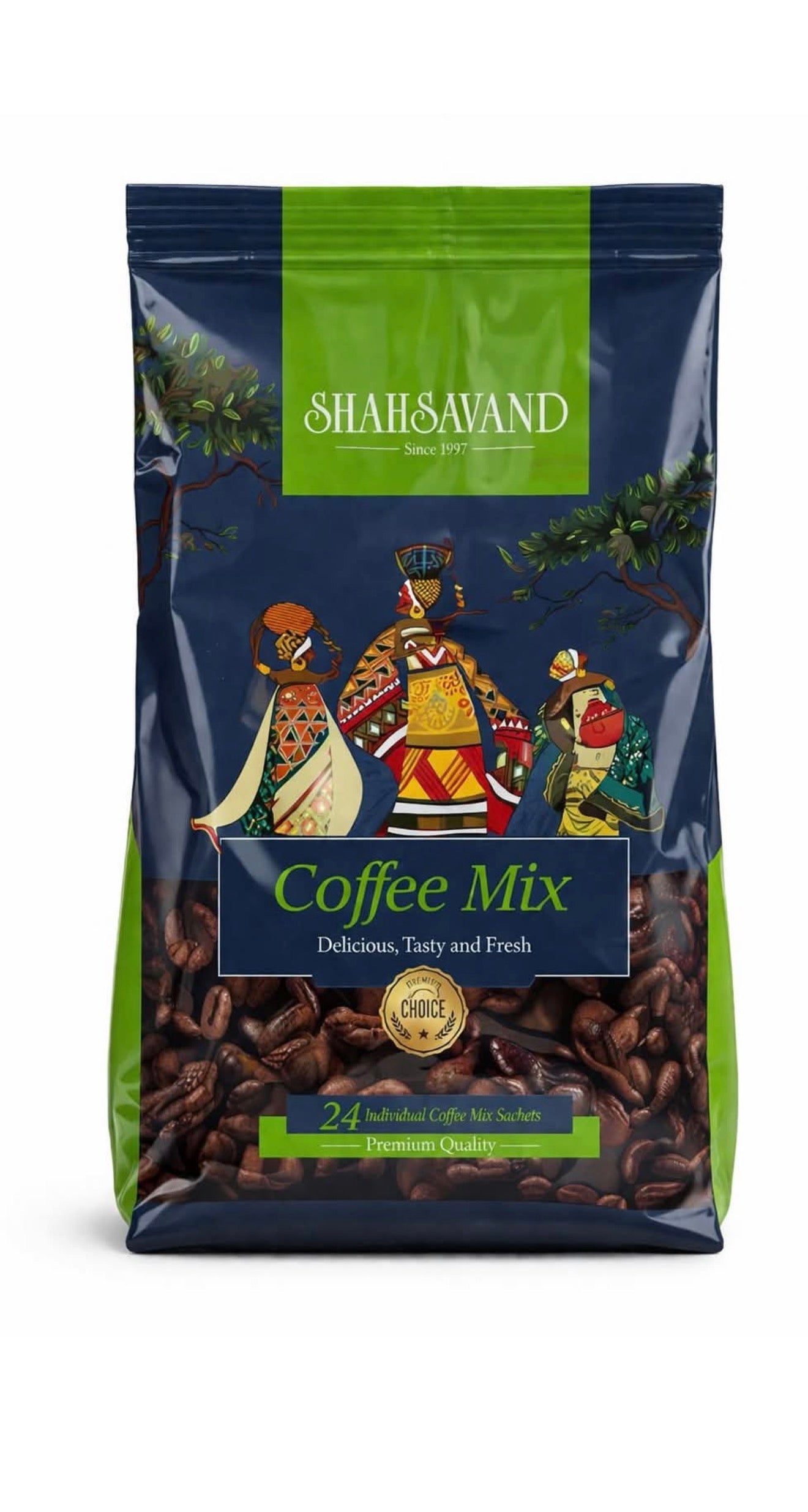 Shahsavand coffee mix 24 sachet