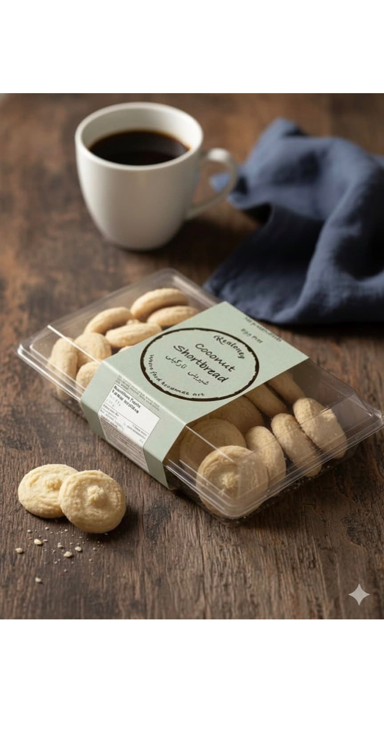 Coconut shortbread