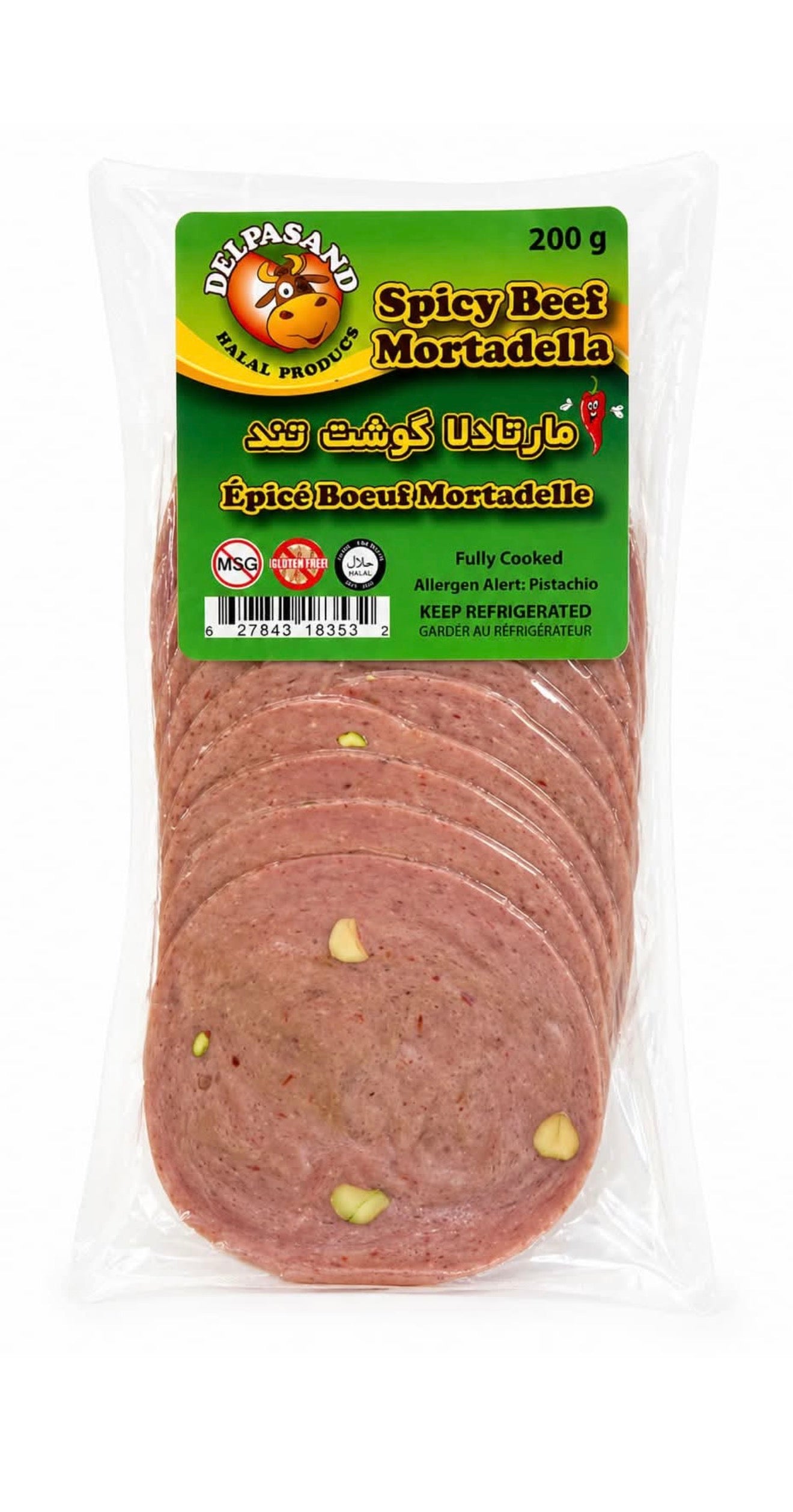 Spicy Beef Mortadella Delpasand