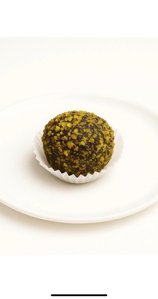 Pistachio truffle