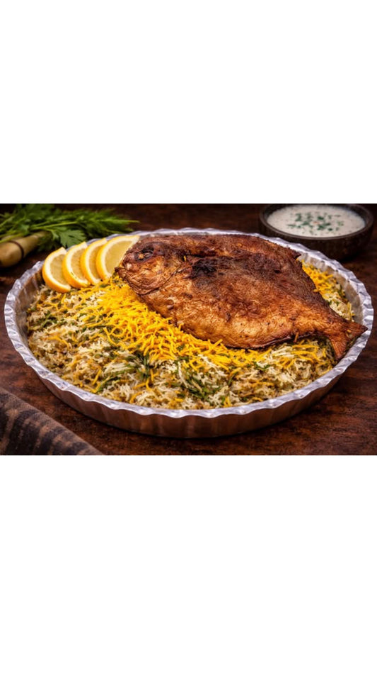 Sabzi Polo ba mahi (Sunday Special)