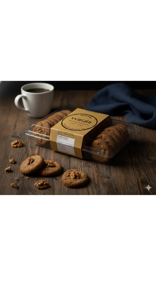 Walnut and date cookie