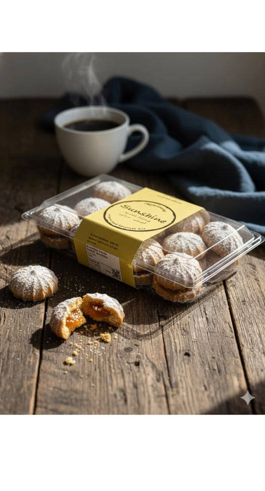 Apricot jam cookie pack
