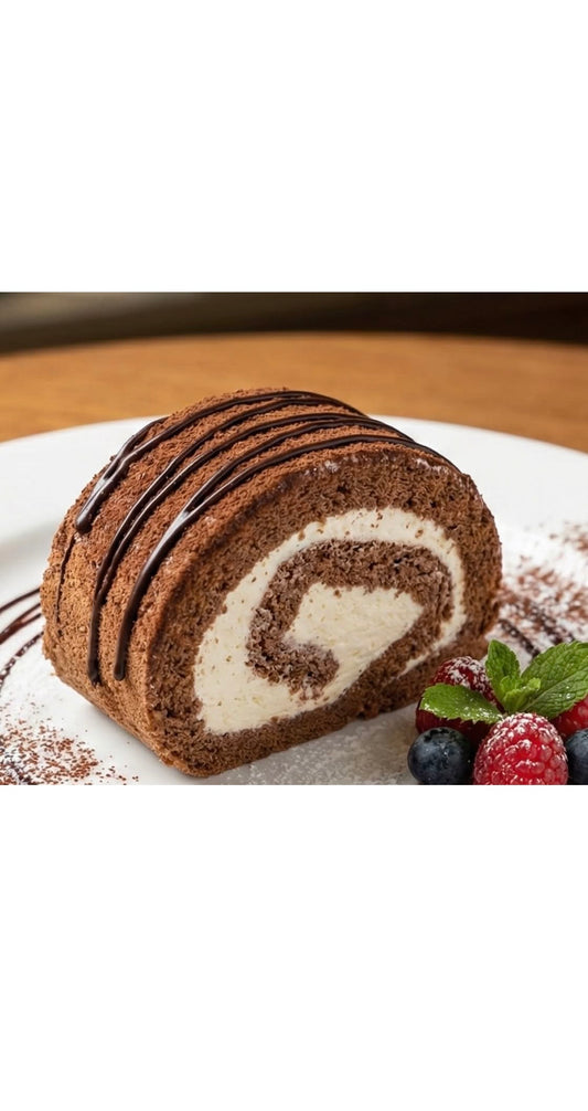 Chocolate vanilla roll