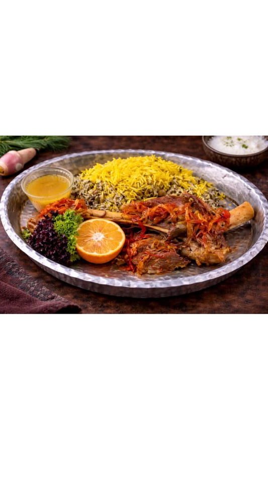 2 lamb shanks with fava bean rice( Friday Special)