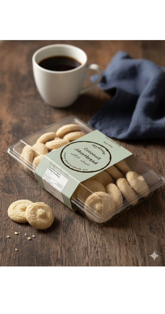 Coconut shortbread